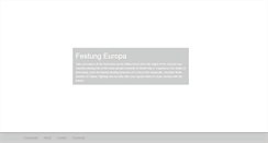 Desktop Screenshot of festungeuropagame.com